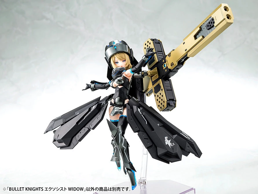 Kotobukiya Megami Device #14.1 Bullet Knights Exorcist Widow Model Kit KP633 W/ Bonus Hair 2 Kotobukiya Megami Device #14.1 Bullet Knights Exorcist Widow Model Kit KP633 W/ Bonus Hair - Image 2