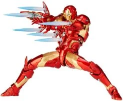 Amazing Yamaguchi Revoltech Figure Complex Iron Man Bleeding Edge Armor No. 013 -Hasbro Outlet Store 4537807013149i