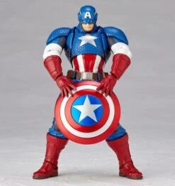 Amazing Yamaguchi Revoltech Figure Complex Captain America 2023 Reissue