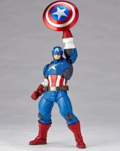 Amazing Yamaguchi Revoltech Figure Complex Captain America 2023 Reissue -Hasbro Outlet Store 4537807013460j