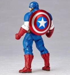 Amazing Yamaguchi Revoltech Figure Complex Captain America 2023 Reissue -Hasbro Outlet Store 4537807013460l