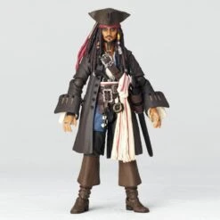 Amazing Yamaguchi Revoltech Figure Pirates Of The Caribbean Jack Sparrow (2023 Release) NR006 -Hasbro Outlet Store 4537807220059c