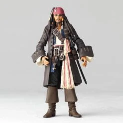 Amazing Yamaguchi Revoltech Figure Pirates Of The Caribbean Jack Sparrow (2023 Release) NR006 -Hasbro Outlet Store 4537807220059d