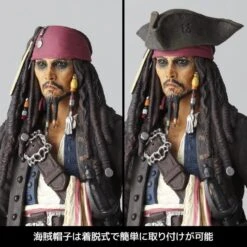 Amazing Yamaguchi Revoltech Figure Pirates Of The Caribbean Jack Sparrow (2023 Release) NR006 -Hasbro Outlet Store 4537807220059f