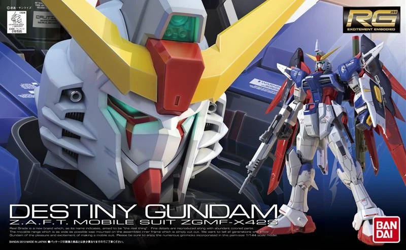 Bandai Gundam 1/144 RG #11 Seed Destiny ZGMF-X42S Destiny Gundam Model Kit 11 Bandai Gundam 1/144 RG #11 Seed Destiny ZGMF-X42S Destiny Gundam Model Kit - Image 11