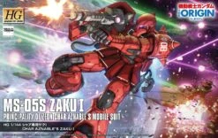 Bandai Gundam 1/144 HG The Origin #13 MS-05S Char Aznable Zaku I Model Kit -Hasbro Outlet Store 4549660129745