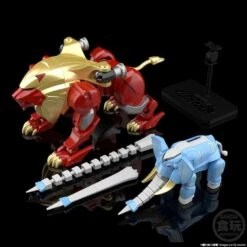 Bandai Shokugan Modeling Project SMP Hyakuju Sentai Gaoranger Gaolion And Gaoelephant Model Kit Set