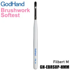 God Hand Godhand GH-EBRSUP-HMM Brushwork Softest Hobby Filbert Paint Brush M For Plastic Model Kit