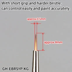 God Hand Godhand GH-EBRSYP-KG Brushwork Short Grip Sharp Point Extra Fine Paint Brush For Plastic Model Kit -Hasbro Outlet Store 4562349874354d
