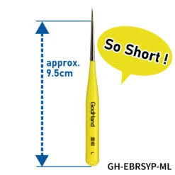 God Hand Godhand GH-EBRSYP-ML Brushwork Short Grip Point Brush L Paint Brush For Plastic Model Kit