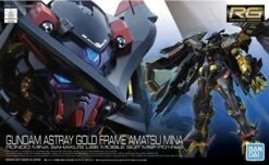 Bandai Gundam 1/144 RG #24 Seed Astray MBF-P01-Re2AMATU Gundam Astray Gold Frame Amatsu Mina Model Kit -Hasbro Outlet Store 4573102554604