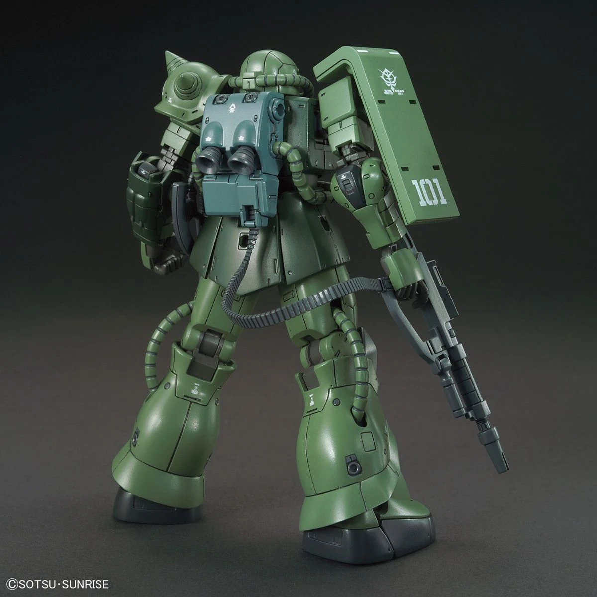 Bandai Gundam 1/144 HG The Origin #025 MS-06C-6/R6 Zaku II Type C-6/R6 Model Kit 2 Bandai Gundam 1/144 HG The Origin #025 MS-06C-6/R6 Zaku II Type C-6/R6 Model Kit - Image 2