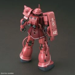Bandai Gundam 1/144 HG The Origin #024 MS-06S Zaku II Red Comet Ver. Model Kit -Hasbro Outlet Store 4573102576569d