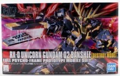 Bandai Gundam 1/144 HGUC #134 RX-0 Unicorn 02 Banshee [Destroy Mode] Model Kit -Hasbro Outlet Store 4573102579836