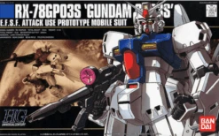 Bandai Gundam 1/144 HGUC #025 0083 Stardust Memory RX-78GP03S Gundam GP03S "Stamen" Model Kit -Hasbro Outlet Store 4573102609670