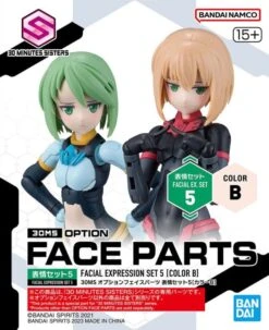 Bandai 30 Minutes Sisters 30MS Option Face Parts Parts Set 5 Color B Accessories Model Kit -Hasbro Outlet Store 4573102617590