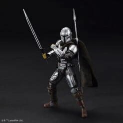 Bandai Star Wars 1/12 Scale The Mandalorian Beskar Armor (Silver Coating Ver.) Model Kit 11 Bandai Star Wars 1/12 Scale The Mandalorian Beskar Armor (Silver Coating Ver.) Model Kit -Hasbro Outlet Store 4573102617972c