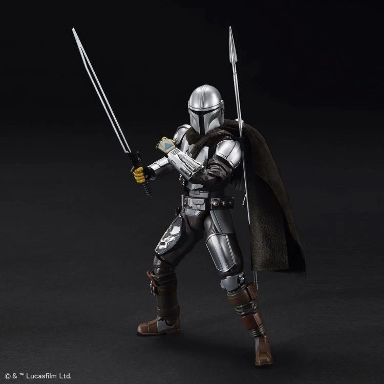 Bandai Star Wars 1/12 Scale The Mandalorian Beskar Armor (Silver Coating Ver.) Model Kit 4 Bandai Star Wars 1/12 Scale The Mandalorian Beskar Armor (Silver Coating Ver.) Model Kit - Image 4