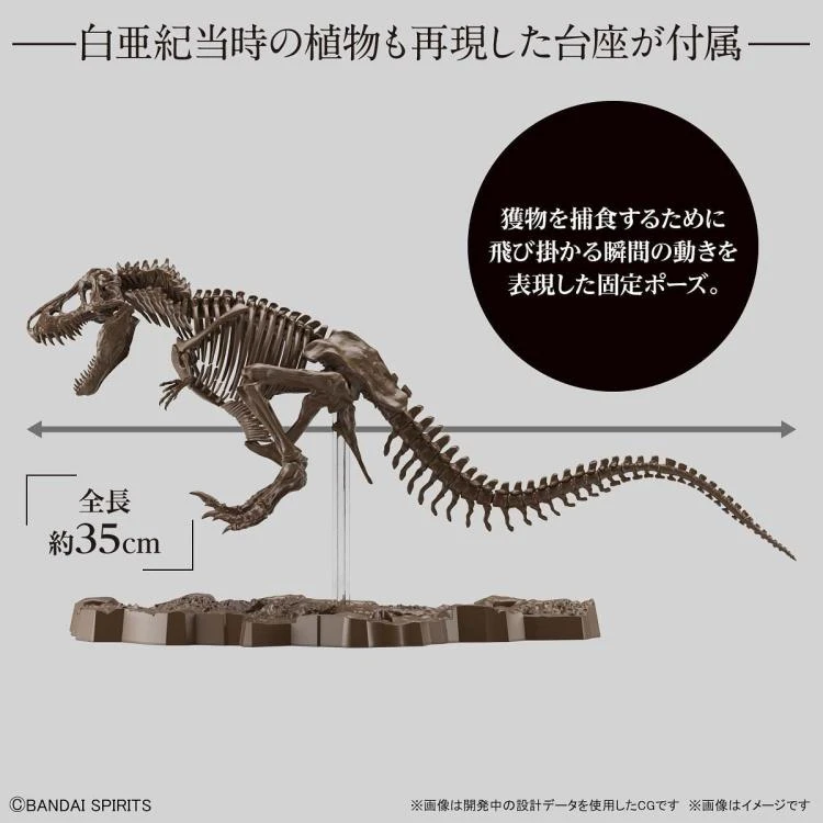 Bandai 1/32 Imaginary Skeleton Tyranosaurus Scale Model Kit 4 Bandai 1/32 Imaginary Skeleton Tyranosaurus Scale Model Kit - Image 4
