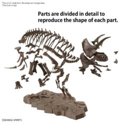 Bandai 1/32 Imaginary Skeleton Triceratops Scale Model Kit -Hasbro Outlet Store 4573102618016d