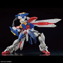 Bandai Gundam 1/144 RG #37 G Gundam GF13-017NJII God Gundam (Burning Gundam) Model Kit -Hasbro Outlet Store 4573102633583c