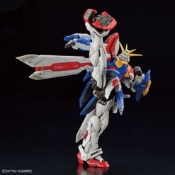 Bandai Gundam 1/144 RG #37 G Gundam GF13-017NJII God Gundam (Burning Gundam) Model Kit -Hasbro Outlet Store 4573102633583g