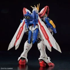Bandai Gundam 1/144 RG #37 G Gundam GF13-017NJII God Gundam (Burning Gundam) Model Kit -Hasbro Outlet Store 4573102633583h