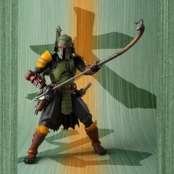 Bandai Tamashii Nations Movie Realization Star Wars Daimyo Boba Fett Action Figure -Hasbro Outlet Store 4573102641724g