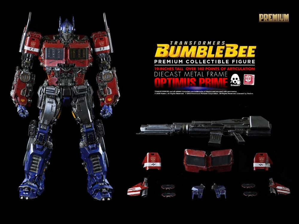 ThreeZero Transformers Bumblebee Movie Optimus Prime Premium Scale Figure 1 ThreeZero Transformers Bumblebee Movie Optimus Prime Premium Scale Figure