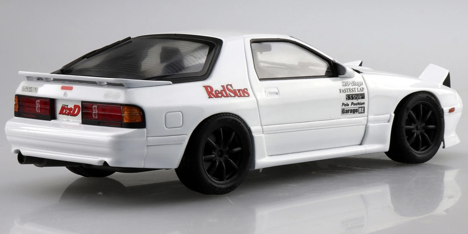 Aoshima 1/24 Initial D #I-2 Takahashi Ryosuke FD3S RX-7 (Comics Vol. 11 Akagi Battle Ver.) Model Kit (Special Pre-Painted Ver.) 2 Aoshima 1/24 Initial D #I-2 Takahashi Ryosuke FD3S RX-7 (Comics Vol. 11 Akagi Battle Ver.) Model Kit (Special Pre-Painted Ver.) - Image 2