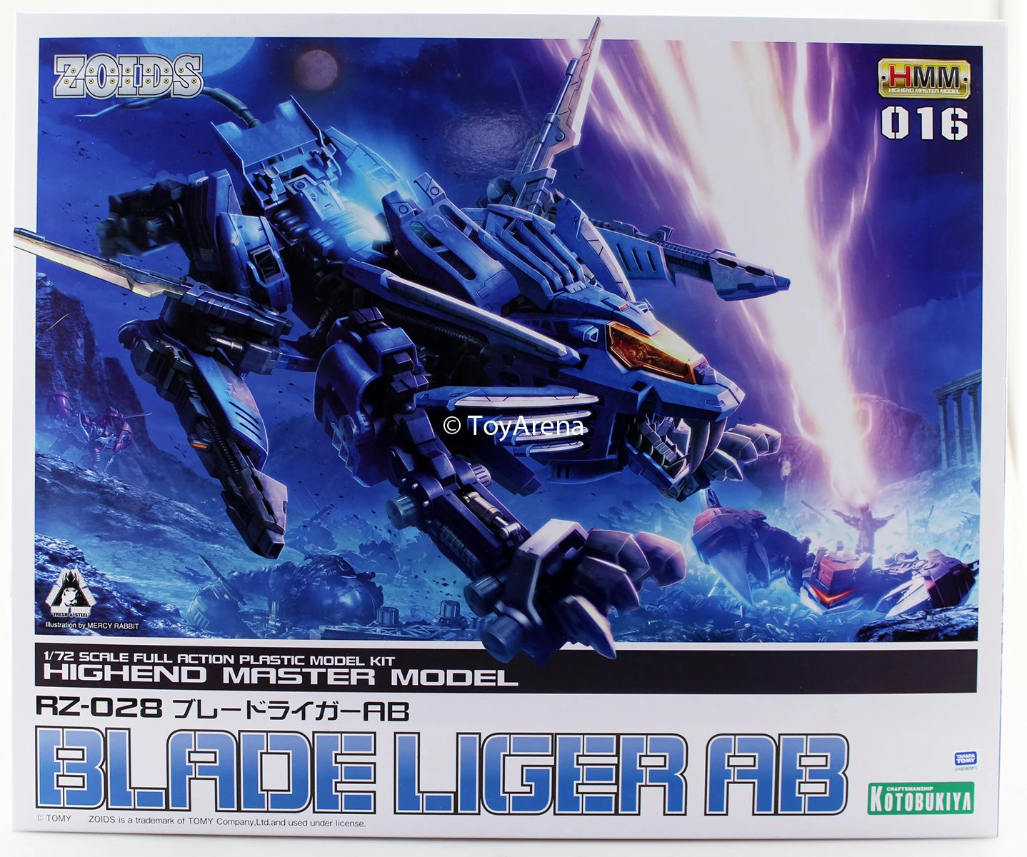 Kotobukiya 1/72 Zoids HMM Blade Liger AB RZ-028 Scale Model Kit 11 Kotobukiya 1/72 Zoids HMM Blade Liger AB RZ-028 Scale Model Kit - Image 11