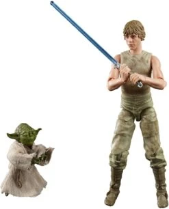 Hasbro Star Wars Black Series 40th Anniversary Empire Strikes Back Jedi Training Luke And Yoda 6 Inch Action Figure -Hasbro Outlet Store 5010993722839d