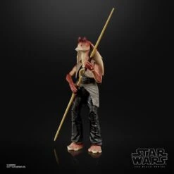 Hasbro Star Wars Black Series #01 The Phantom Menace Jar Jar Binks 6 Inch Action Figure -Hasbro Outlet Store 5010993782680c