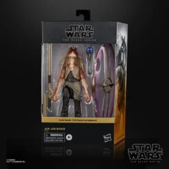Hasbro Star Wars Black Series #01 The Phantom Menace Jar Jar Binks 6 Inch Action Figure -Hasbro Outlet Store 5010993782680e