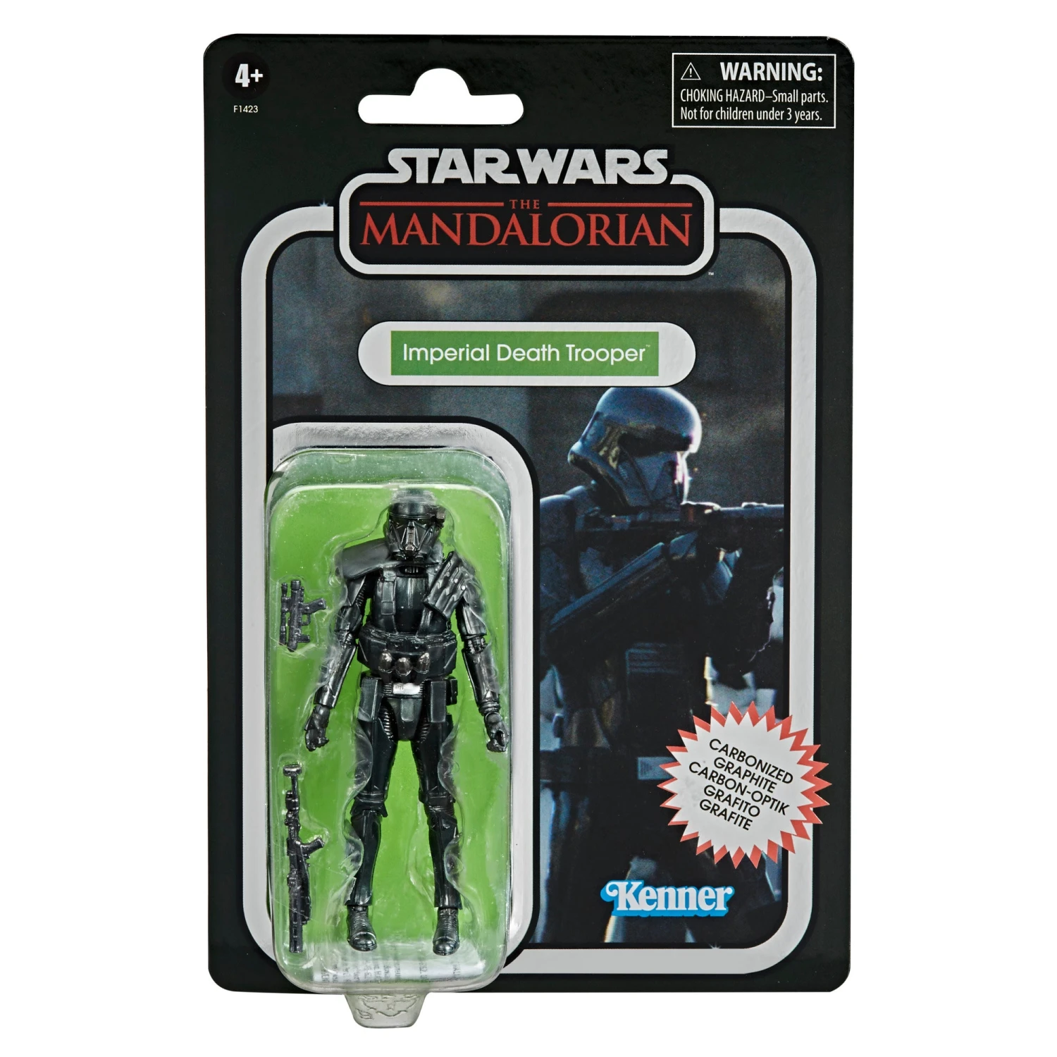 Hasbro Star Wars Vintage Collection Imperial Death Trooper Carbonized F1423 3.75" Action Figure 6 Hasbro Star Wars Vintage Collection Imperial Death Trooper Carbonized F1423 3.75" Action Figure - Image 6