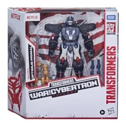 Hasbro Transformers Generations Netflix War For Cybertron: Trilogy Voyager Optimus Primal And Core Rattrap Action Figure Exclusive -Hasbro Outlet Store 5010993829040