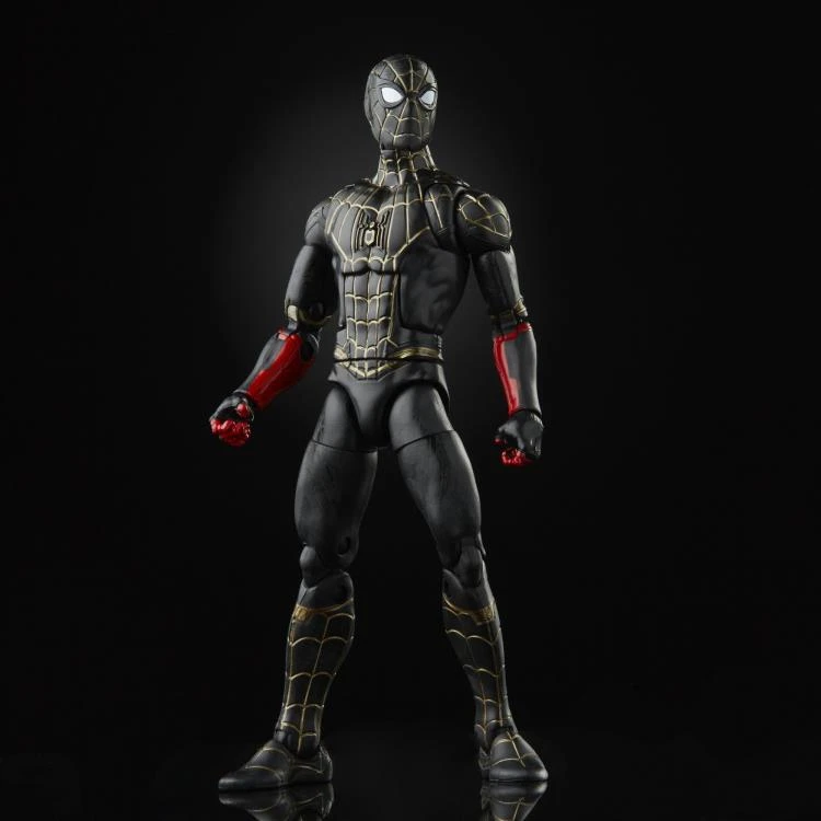 Hasbro Marvel Legends Spider-Man: No Way Home Wave Black And Gold Suit Spider-Man (Marvel's Armadillo BAF) 2 Hasbro Marvel Legends Spider-Man: No Way Home Wave Black And Gold Suit Spider-Man (Marvel's Armadillo BAF) - Image 2