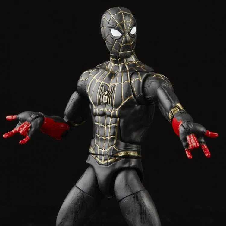 Hasbro Marvel Legends Spider-Man: No Way Home Wave Black And Gold Suit Spider-Man (Marvel's Armadillo BAF) 4 Hasbro Marvel Legends Spider-Man: No Way Home Wave Black And Gold Suit Spider-Man (Marvel's Armadillo BAF) - Image 4