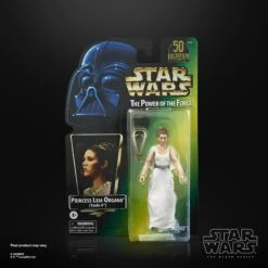 Hasbro Star Wars The Black Series Lucasfilm 50th Anniversary The Power Of The Force Princess Leia Organa (Yavin 4) 6 Inch Action Figure -Hasbro Outlet Store 5010993903368