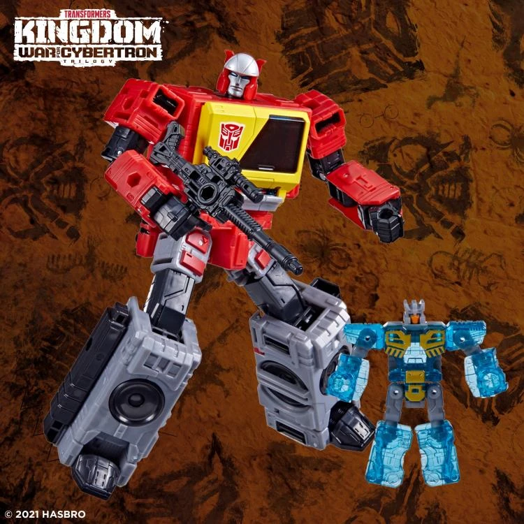 Hasbro Transformers Generations War For Cybertron: Kingdom Voyager Blaster & Eject Action Figure WFC-K44 1 Hasbro Transformers Generations War For Cybertron: Kingdom Voyager Blaster & Eject Action Figure WFC-K44