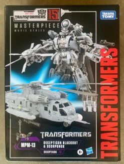 Takara Transformers Masterpiece Movie Series MPM-13 Blackout And Scorponok Action Figure -Hasbro Outlet Store 5010993977482z