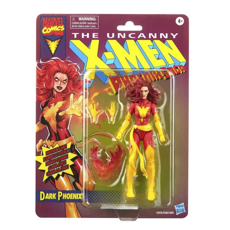 Hasbro Marvel Legends Retro Series Dark Phoenix The Uncanny X-Men Wave Action Figure 6 Hasbro Marvel Legends Retro Series Dark Phoenix The Uncanny X-Men Wave Action Figure - Image 6