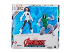 Hasbro Marvel Legends 60th Anniversary Avengers Beyond Earth's Mightiest Captain Marvel Vs Doctor Doom Two PackAction Figure -Hasbro Outlet Store 5010996142443