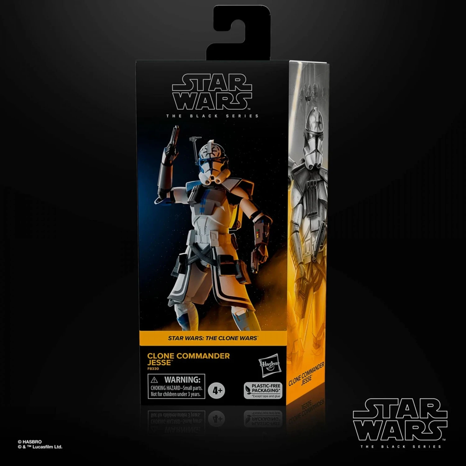Hasbro Star Wars Black Series The Clone Wars #12 Clone Commander Jesse 6 Inch Action Figure 3 Hasbro Star Wars Black Series The Clone Wars #12 Clone Commander Jesse 6 Inch Action Figure - Image 3