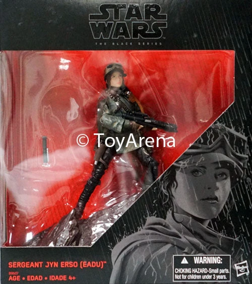 Hasbro Star Wars Rogue One The Black Series Sergeant Jyn Erso Eadu W/ Base 6 Inch Action Figure K-Mart Exclusive 1 Hasbro Star Wars Rogue One The Black Series Sergeant Jyn Erso Eadu W/ Base 6 Inch Action Figure K-Mart Exclusive