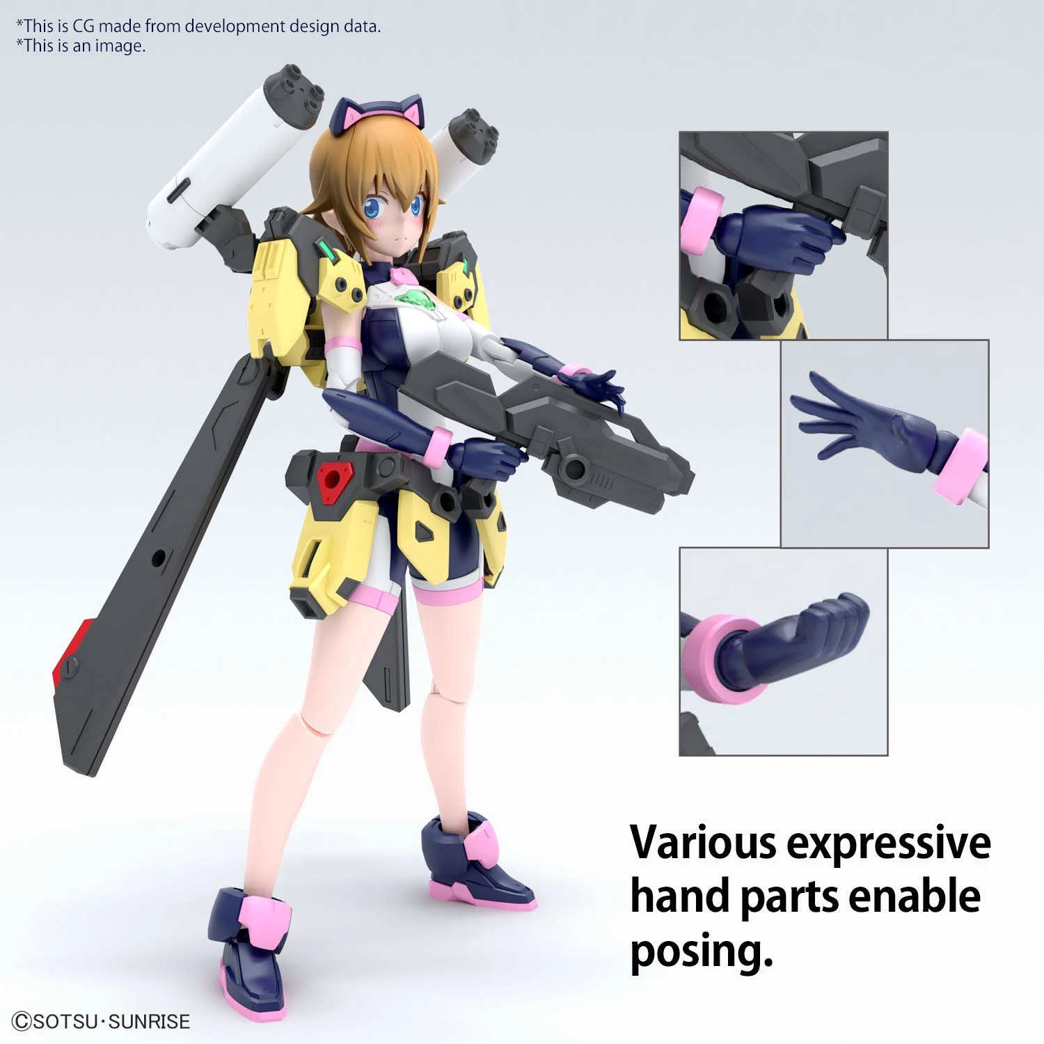 Bandai Gundam 1/144 HGBM #XX Figure-rise Standard Avatar Fumina Model Kit 4 Bandai Gundam 1/144 HGBM #XX Figure-rise Standard Avatar Fumina Model Kit - Image 4