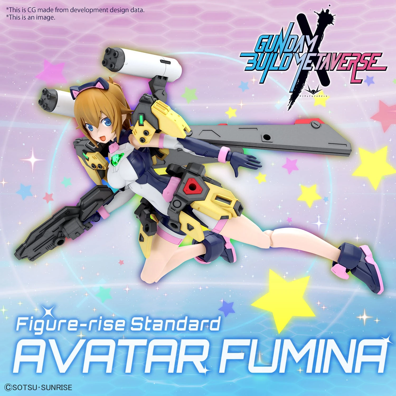 Bandai Gundam 1/144 HGBM #XX Figure-rise Standard Avatar Fumina Model Kit 9 Bandai Gundam 1/144 HGBM #XX Figure-rise Standard Avatar Fumina Model Kit - Image 9