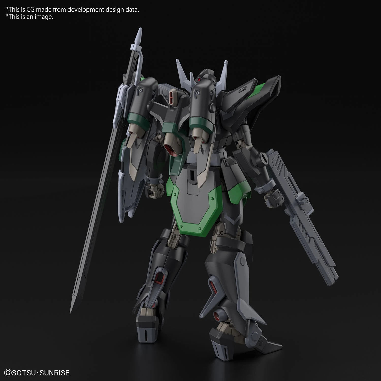 Bandai Gundam 1/144 Seed Freedom #XX Black Knight Squad Rud-ro.A (Tentative) Model Kit 2 Bandai Gundam 1/144 Seed Freedom #XX Black Knight Squad Rud-ro.A (Tentative) Model Kit - Image 2