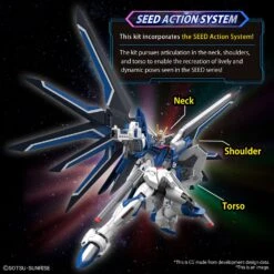 Bandai Gundam 1/144 Seed Freedom #XX STTS-909 Rising Freedom Gundam Model Kit -Hasbro Outlet Store hg rising freedom gundam 03 en